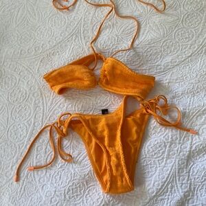 TRIANGL orange bikini set